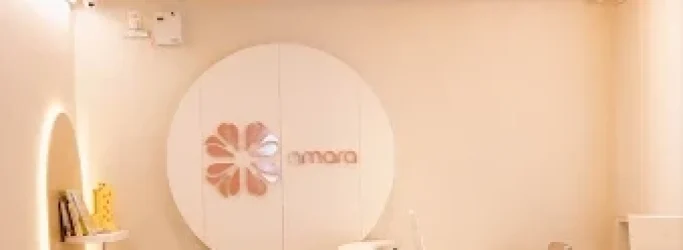 Recepção da clínica Amara, onde a Dra. Nayara Carvalho atende consultas de mastologia em Belo Horizonte